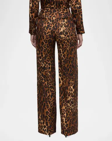 L'Agence Livvy Leopard-Print Pants | Thumbnail 3 L'Agence Livvy Leopard-Print Pants | Thumbnail 3