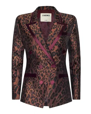 L'Agence Kyomi Leopard-Print Blazer | Thumbnail 1 L'Agence Kyomi Leopard-Print Blazer | Thumbnail 1