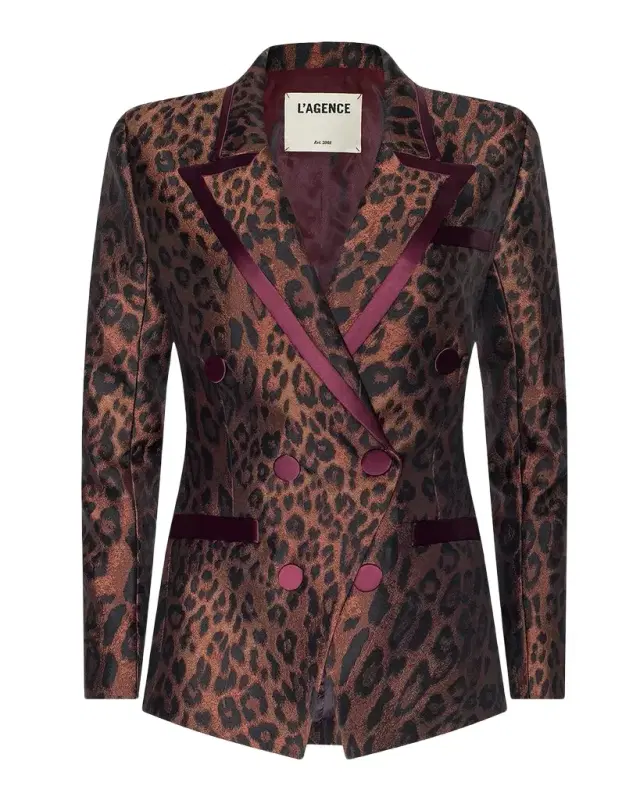 Kyomi Leopard-Print Blazer Kyomi Leopard-Print Blazer