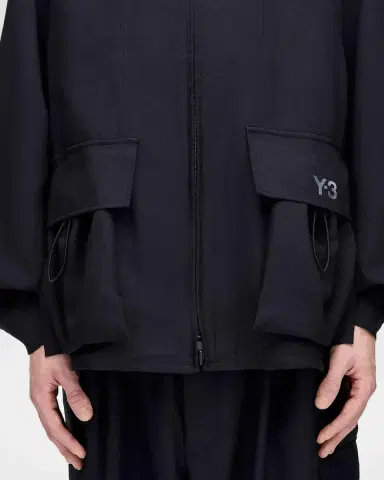 Adidas Men's Blouson Spread-Collar Jacket | Thumbnail 5 Adidas Men's Blouson Spread-Collar Jacket | Thumbnail 5