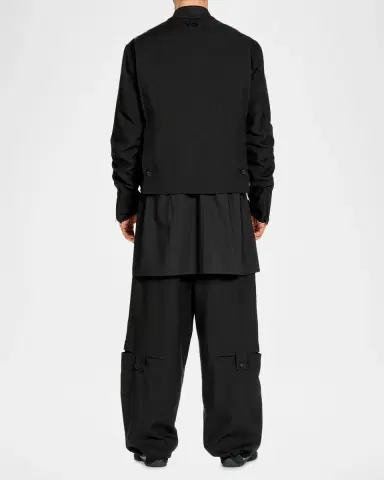 Adidas Y-3 x Yohji Yamamoto Double-Breasted Jacket | Thumbnail 3 Adidas Y-3 x Yohji Yamamoto Double-Breasted Jacket | Thumbnail 3