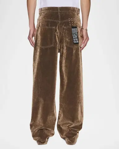 Ksubi Maxx Flocked Cotton Corduroy Wide-Leg Jeans | Thumbnail 2 Ksubi Maxx Flocked Cotton Corduroy Wide-Leg Jeans | Thumbnail 2