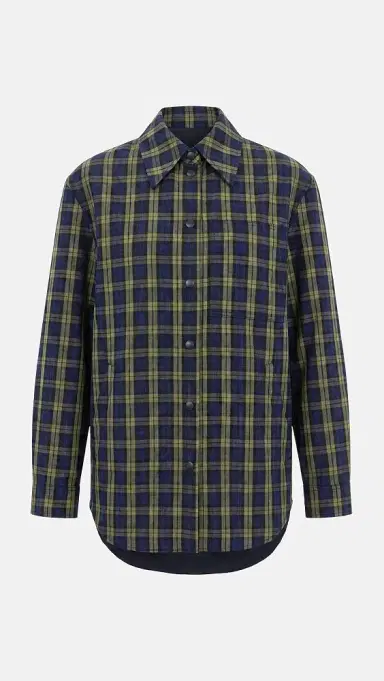 Tibi Techy Plaid Easy Shirt Jacket | Thumbnail 7 Tibi Techy Plaid Easy Shirt Jacket | Thumbnail 7