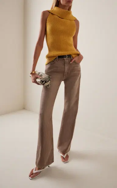 OSSOU Holt Rigid Mid-Rise Straight-Leg Jeans | Thumbnail 3 OSSOU Holt Rigid Mid-Rise Straight-Leg Jeans | Thumbnail 3