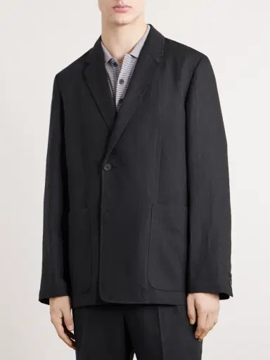 ATON Linen and Wool-Blend Suit Jacket - Men | Thumbnail 3 ATON Linen and Wool-Blend Suit Jacket - Men | Thumbnail 3