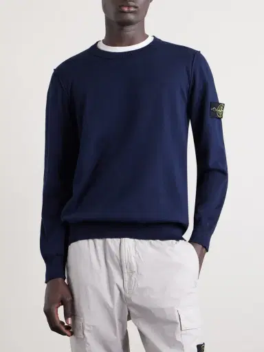 Stone Island Organic Cotton Sweater - Men | Thumbnail 3 Stone Island Organic Cotton Sweater - Men | Thumbnail 3