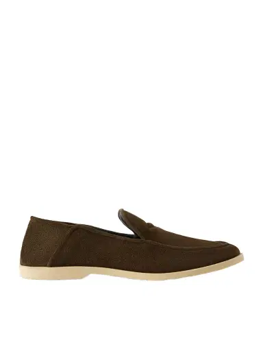 George Cleverley Mayfair II Collapsible-Heel Suede Loafers - Men | Thumbnail 1 George Cleverley Mayfair II Collapsible-Heel Suede Loafers - Men | Thumbnail 1