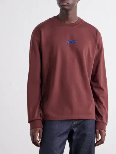 JW Anderson Logo-Embroidered Cotton-Jersey T-Shirt - Men | Thumbnail 3 JW Anderson Logo-Embroidered Cotton-Jersey T-Shirt - Men | Thumbnail 3