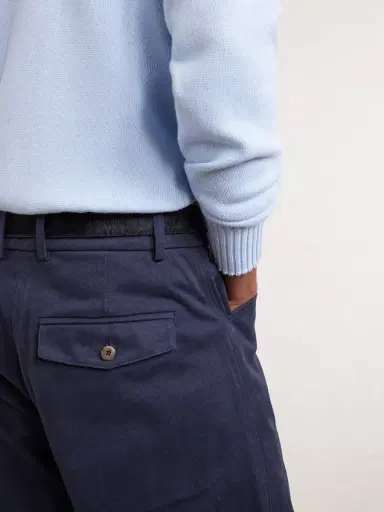 De Bonne Facture Gardian Wide-Leg Cotton-Twill Suit Trousers - Men | Thumbnail 5 De Bonne Facture Gardian Wide-Leg Cotton-Twill Suit Trousers - Men | Thumbnail 5