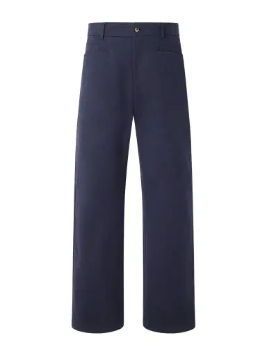 De Bonne Facture Gardian Wide-Leg Cotton-Twill Suit Trousers - Men | Thumbnail 1 De Bonne Facture Gardian Wide-Leg Cotton-Twill Suit Trousers - Men | Thumbnail 1
