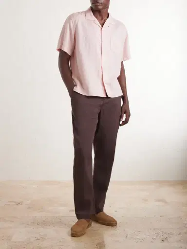 Onia Convertible-Collar Linen and Lyocell-Blend Shirt - Men | Thumbnail 2 Onia Convertible-Collar Linen and Lyocell-Blend Shirt - Men | Thumbnail 2