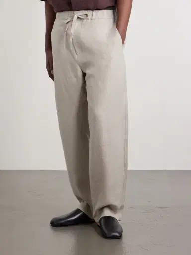 De Bonne Facture Lounge Straight-Leg Linen Suit Trousers - Men | Thumbnail 3 De Bonne Facture Lounge Straight-Leg Linen Suit Trousers - Men | Thumbnail 3