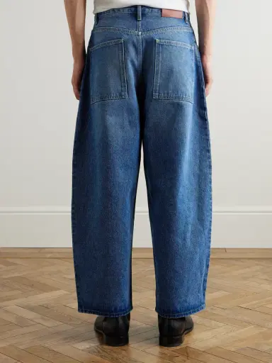 Studio Nicholson Paolo Barrel-Leg Jeans - Men | Thumbnail 4 Studio Nicholson Paolo Barrel-Leg Jeans - Men | Thumbnail 4