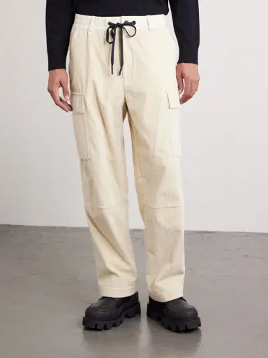 Moncler Grenoble Straight-Leg Cotton-Corduroy Drawstring Cargo Trousers - Men | Thumbnail 3 Moncler Grenoble Straight-Leg Cotton-Corduroy Drawstring Cargo Trousers - Men | Thumbnail 3