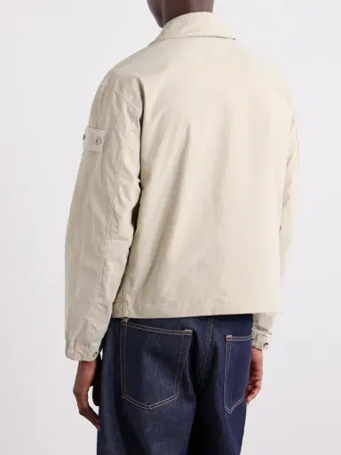 Stone Island STONE ISLAND GHOST David Garment-Dyed Cotton-Canvas Jacket - Men | Thumbnail 4 Stone Island STONE ISLAND GHOST David Garment-Dyed Cotton-Canvas Jacket - Men | Thumbnail 4