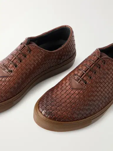 Grenson Mie Woven Leather Sneakers - Men | Thumbnail 5 Grenson Mie Woven Leather Sneakers - Men | Thumbnail 5