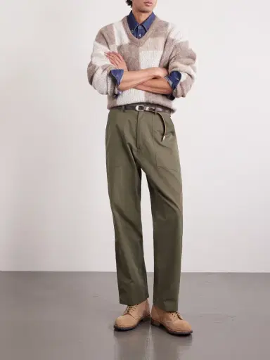 Monitaly Fatigue Wide-Leg Cotton Trousers - Men | Thumbnail 2 Monitaly Fatigue Wide-Leg Cotton Trousers - Men | Thumbnail 2