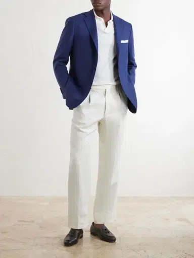 Kiton Linen Blazer - Men | Thumbnail 2 Kiton Linen Blazer - Men | Thumbnail 2