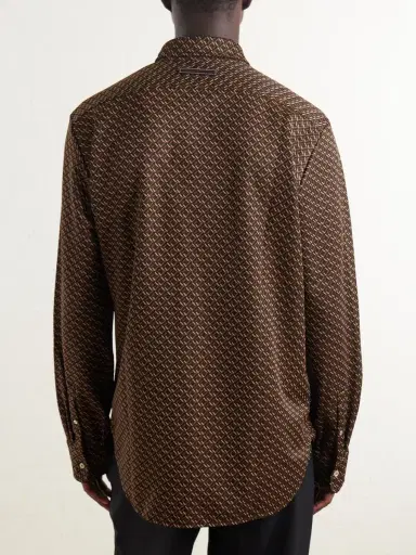 Wales Bonner Doshi Button-Down Jacquard-Knit Shirt - Men | Thumbnail 4 Wales Bonner Doshi Button-Down Jacquard-Knit Shirt - Men | Thumbnail 4