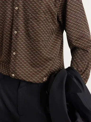 Wales Bonner Doshi Button-Down Jacquard-Knit Shirt - Men | Thumbnail 5 Wales Bonner Doshi Button-Down Jacquard-Knit Shirt - Men | Thumbnail 5