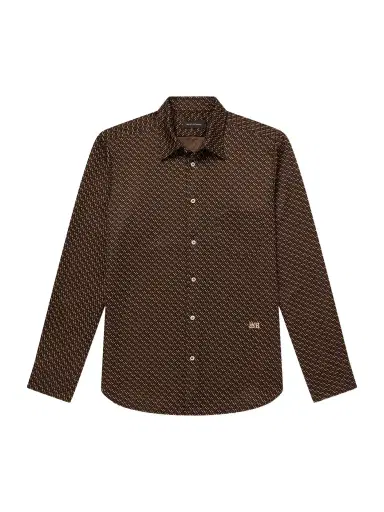 Wales Bonner Doshi Button-Down Jacquard-Knit Shirt - Men | Thumbnail 1 Wales Bonner Doshi Button-Down Jacquard-Knit Shirt - Men | Thumbnail 1