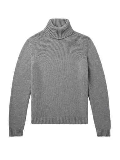 Anderson & Sheppard Cashmere Rollneck Sweater - Men | Thumbnail 1 Anderson & Sheppard Cashmere Rollneck Sweater - Men | Thumbnail 1