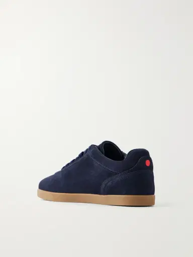 Kiton Logo-Embroidered Suede Sneakers - Men | Thumbnail 4 Kiton Logo-Embroidered Suede Sneakers - Men | Thumbnail 4