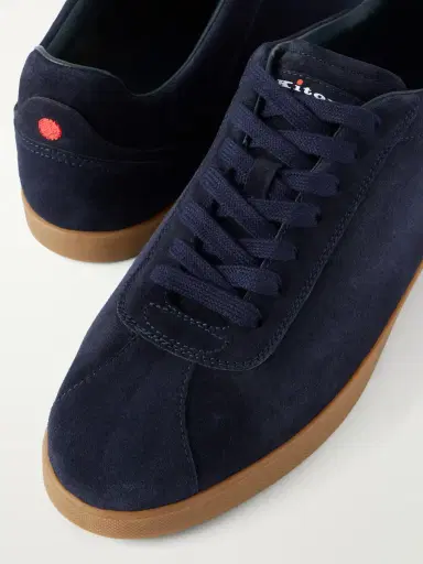 Kiton Logo-Embroidered Suede Sneakers - Men | Thumbnail 5 Kiton Logo-Embroidered Suede Sneakers - Men | Thumbnail 5