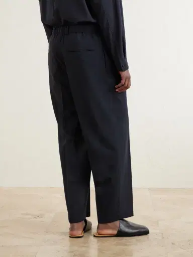 ATON Straight-Leg Pleated Wool-Gauze Trousers - Men | Thumbnail 4 ATON Straight-Leg Pleated Wool-Gauze Trousers - Men | Thumbnail 4