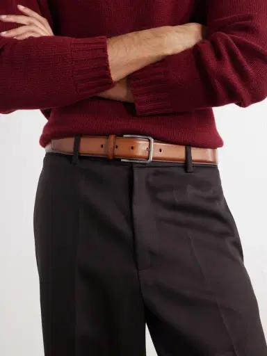 Berluti 3.5cm Venezia Leather Belt - Men | Thumbnail 2 Berluti 3.5cm Venezia Leather Belt - Men | Thumbnail 2