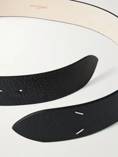 Maison Margiela 4.5cm Full-Grain Leather Belt - Men | Thumbnail 2 Maison Margiela 4.5cm Full-Grain Leather Belt - Men | Thumbnail 2