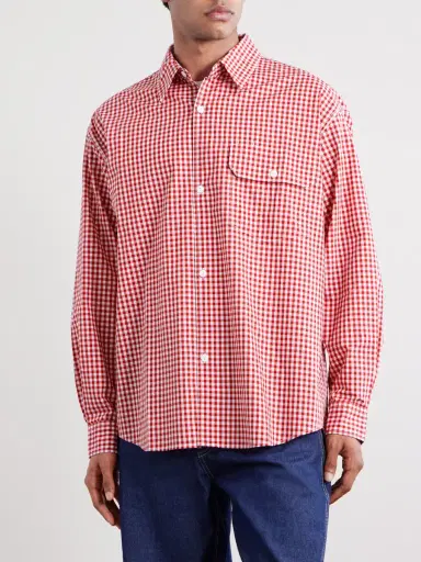 FrizmWORKS Ease Gingham Cotton Shirt - Men | Thumbnail 3 FrizmWORKS Ease Gingham Cotton Shirt - Men | Thumbnail 3