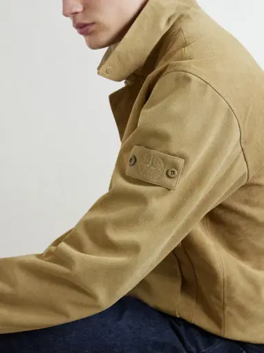 Stone Island STONE ISLAND GHOST Split-Leather Jacket - Men | Thumbnail 5 Stone Island STONE ISLAND GHOST Split-Leather Jacket - Men | Thumbnail 5