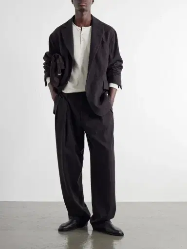 Kaptain Sunshine Straight-Leg Pleated Wool Trousers - Men | Thumbnail 2 Kaptain Sunshine Straight-Leg Pleated Wool Trousers - Men | Thumbnail 2
