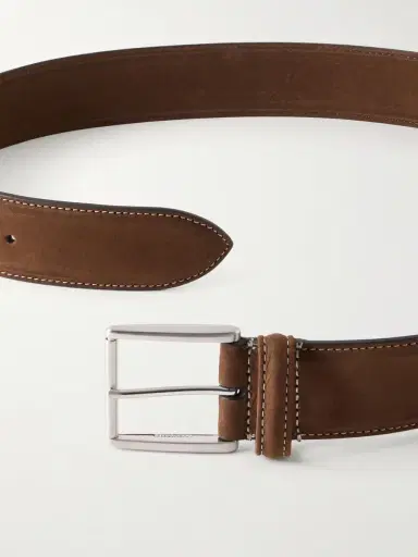 Anderson's 3cm Suede Leather Belt - Men | Thumbnail 3 Anderson's 3cm Suede Leather Belt - Men | Thumbnail 3