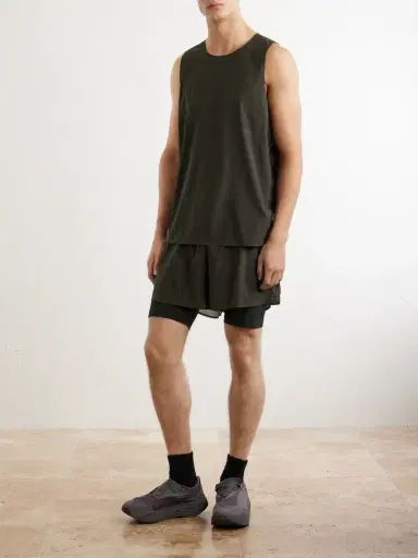 ON Post Archive Faction Zero 2-in-1 Stretch-Jersey and Mesh Running Shorts - Men | Thumbnail 2 ON Post Archive Faction Zero 2-in-1 Stretch-Jersey and Mesh Running Shorts - Men | Thumbnail 2