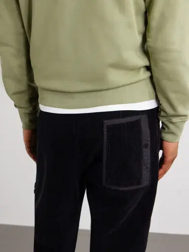 Stone Island Straight-Leg Logo-Appliquéd Garment-Dyed Cotton-Corduroy Trousers - Men | Thumbnail 5 Stone Island Straight-Leg Logo-Appliquéd Garment-Dyed Cotton-Corduroy Trousers - Men | Thumbnail 5