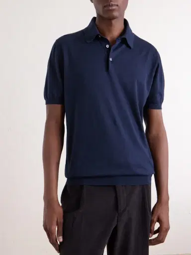 Kiton Cotton Polo Shirt - Men | Thumbnail 3 Kiton Cotton Polo Shirt - Men | Thumbnail 3