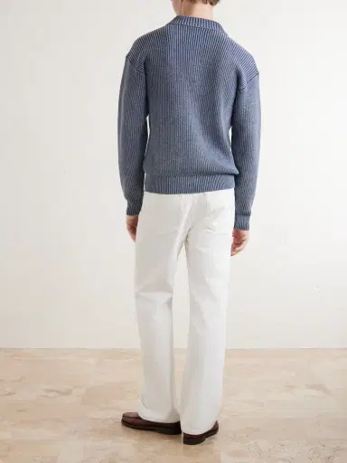 Aimé Leon Dore Knitted Cotton-Blend Polo Sweater - Men | Thumbnail 4 Aimé Leon Dore Knitted Cotton-Blend Polo Sweater - Men | Thumbnail 4