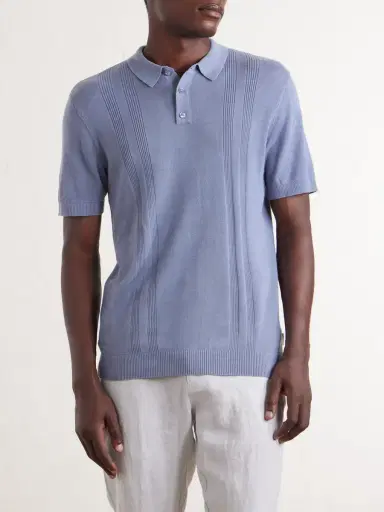 Onia Knitted Polo Shirt - Men | Thumbnail 3 Onia Knitted Polo Shirt - Men | Thumbnail 3