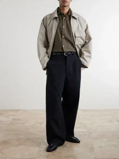 Kaptain Sunshine Wide-Leg Cotton-Drill Trousers - Men | Thumbnail 2 Kaptain Sunshine Wide-Leg Cotton-Drill Trousers - Men | Thumbnail 2
