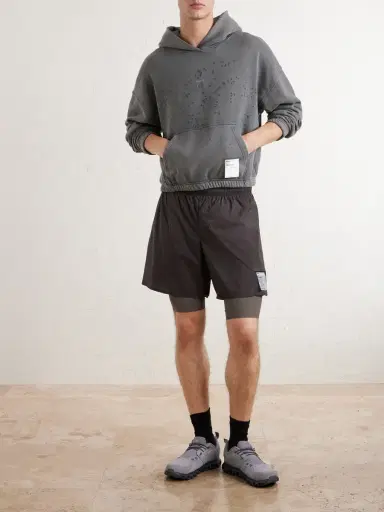 Satisfy Slim-Fit Layered 8" Techsilk and Justice™ coldblack® Shorts - Men | Thumbnail 2 Satisfy Slim-Fit Layered 8" Techsilk and Justice™ coldblack® Shorts - Men | Thumbnail 2