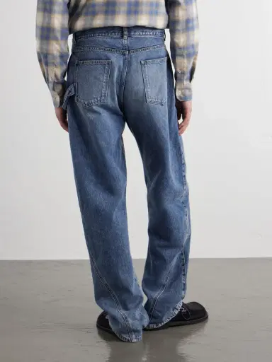 JW Anderson Twisted Logo-Debossed Straight-Leg Jeans - Men | Thumbnail 4 JW Anderson Twisted Logo-Debossed Straight-Leg Jeans - Men | Thumbnail 4
