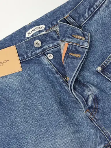 JW Anderson Twisted Logo-Debossed Straight-Leg Jeans - Men | Thumbnail 6 JW Anderson Twisted Logo-Debossed Straight-Leg Jeans - Men | Thumbnail 6