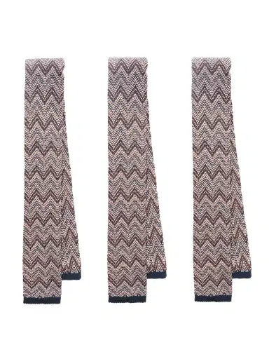 Missoni 6cm Pack of Three Knitted Cotton and Silk-Blend Tie - Men | Thumbnail 1 Missoni 6cm Pack of Three Knitted Cotton and Silk-Blend Tie - Men | Thumbnail 1