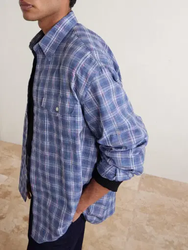 FrizmWORKS Checked Woven Shirt - Men | Thumbnail 5 FrizmWORKS Checked Woven Shirt - Men | Thumbnail 5