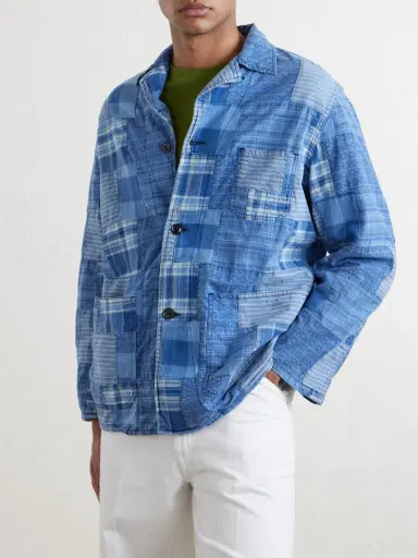 Monitaly Patchwork Cotton Jacket - Men | Thumbnail 3 Monitaly Patchwork Cotton Jacket - Men | Thumbnail 3