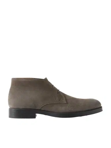 Tod's Logo Debossed Suede Lace-Up Boots - Men | Thumbnail 1 Tod's Logo Debossed Suede Lace-Up Boots - Men | Thumbnail 1