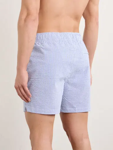 Onia Charles Straight-Fit Mid-Length Striped Seersucker Swim Shorts - Men | Thumbnail 3 Onia Charles Straight-Fit Mid-Length Striped Seersucker Swim Shorts - Men | Thumbnail 3
