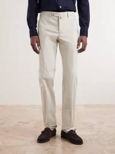 Kiton Straight-Leg Stretch-Cotton Trousers - Men | Thumbnail 3 Kiton Straight-Leg Stretch-Cotton Trousers - Men | Thumbnail 3
